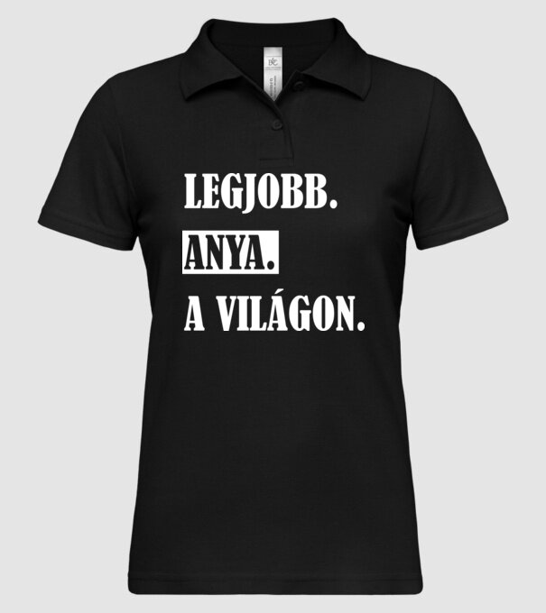  minta fekete pólón