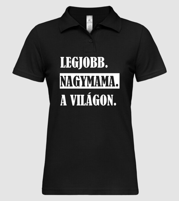  minta fekete pólón