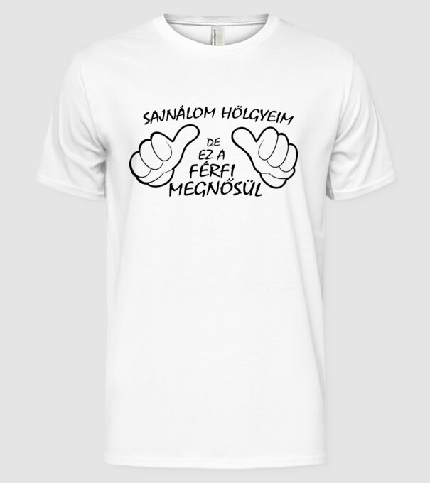  minta fehér pólón
