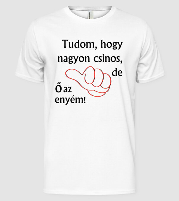  minta fehér pólón