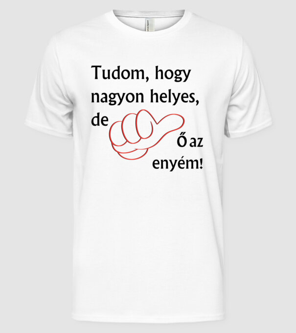  minta fehér pólón