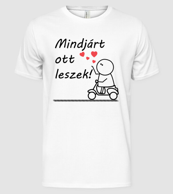  minta fehér pólón
