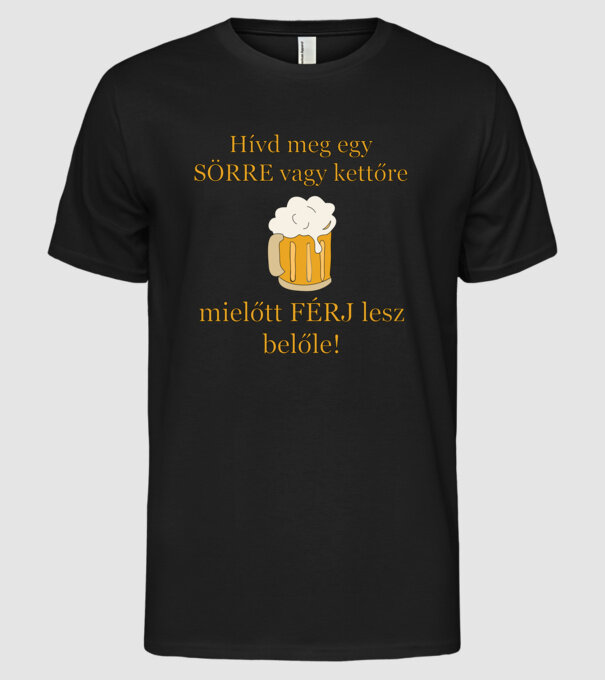  minta fekete pólón