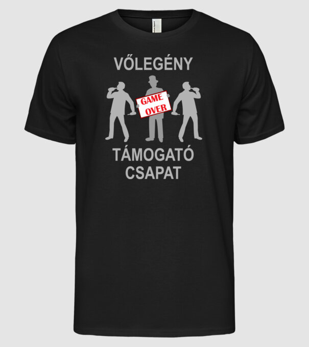  minta fekete pólón