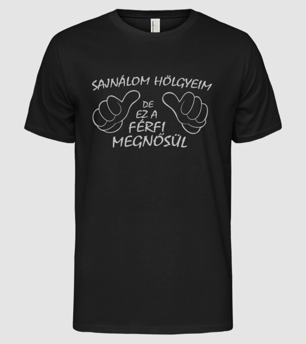  minta fekete pólón