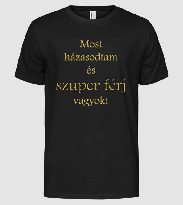  minta fekete pólón
