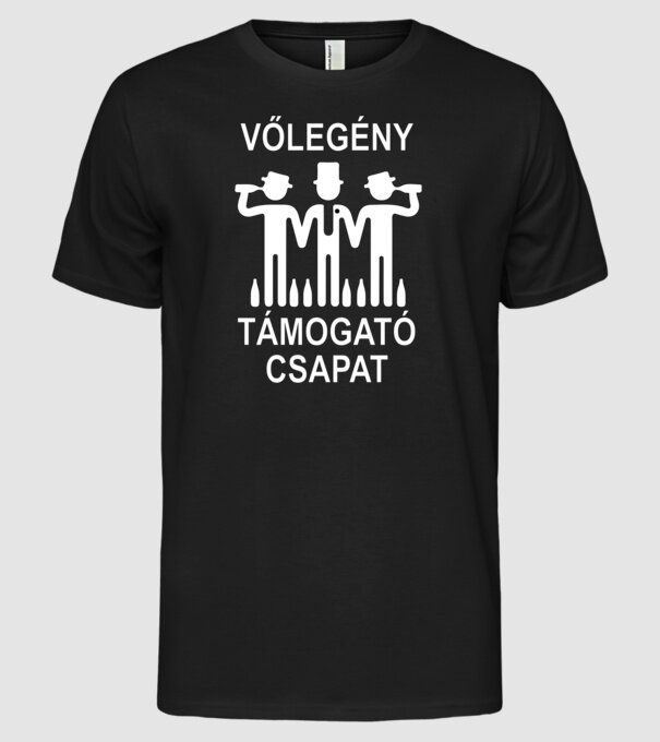  minta fekete pólón