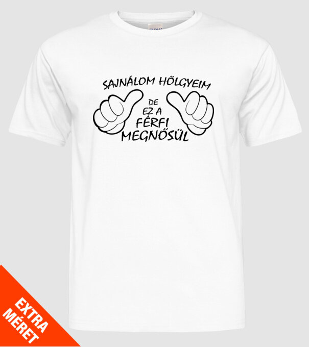  minta fehér pólón