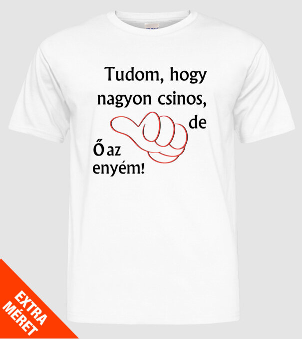  minta fehér pólón