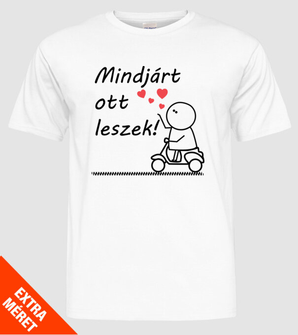  minta fehér pólón