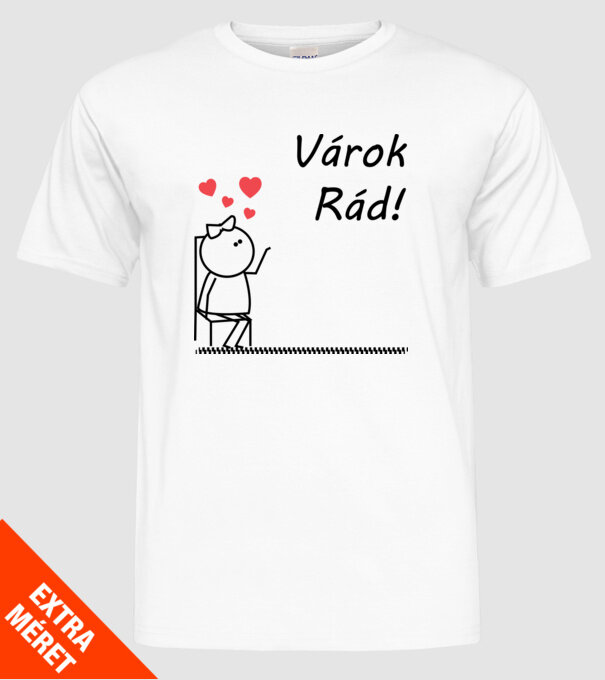  minta fehér pólón