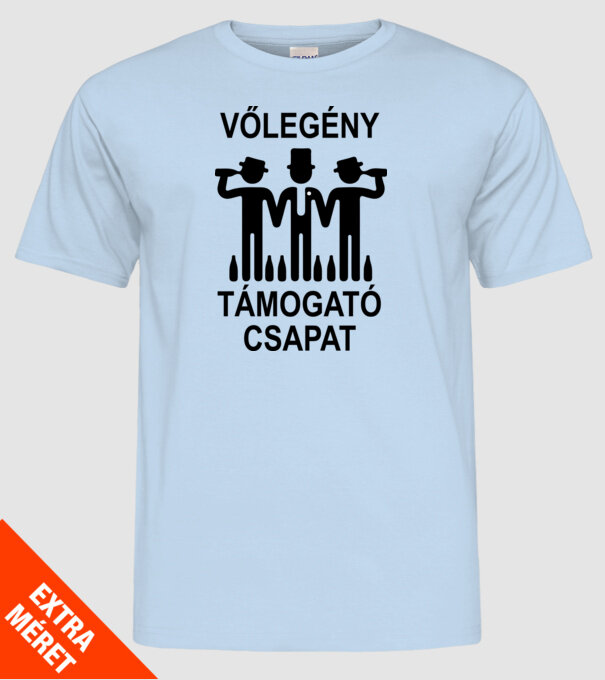  minta világoskék pólón