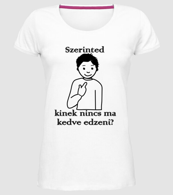  minta fehér pólón