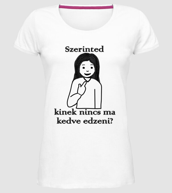  minta fehér pólón