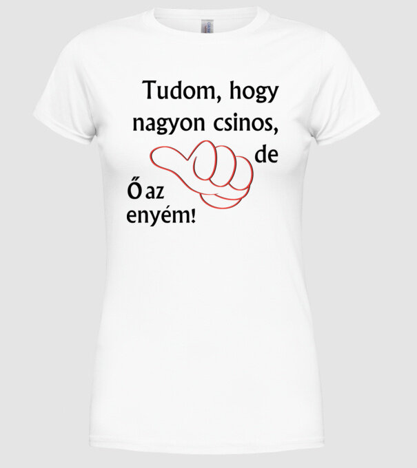  minta fehér pólón