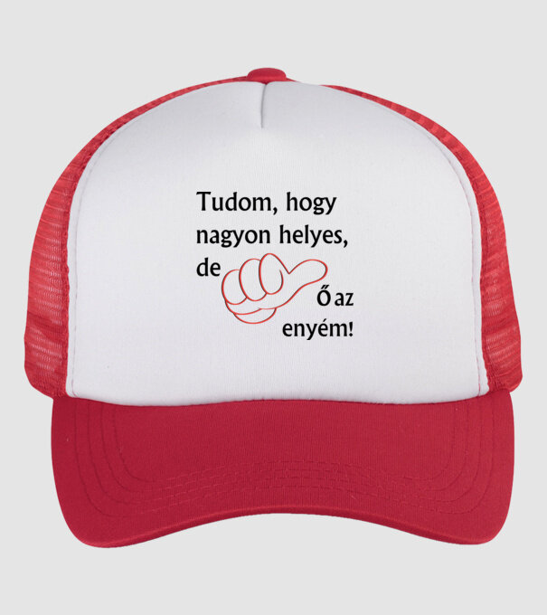  minta fehér/piros pólón