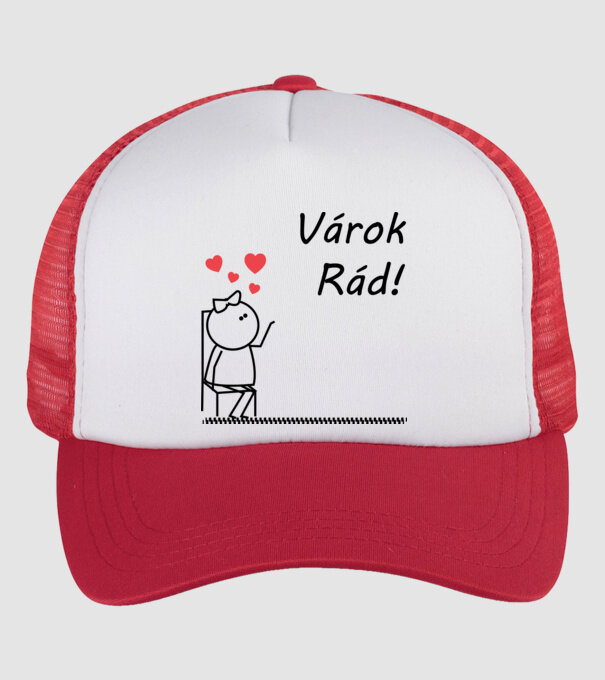  minta fehér/piros pólón