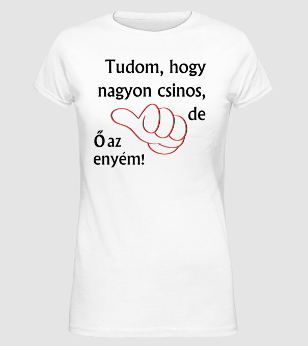 minta fehér pólón