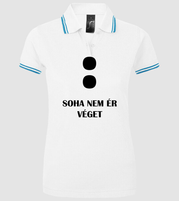  minta fehér pólón