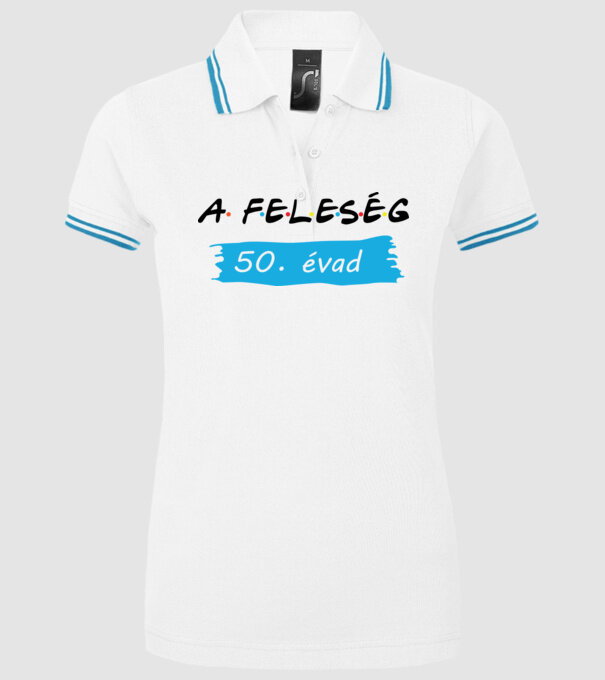  minta fehér pólón