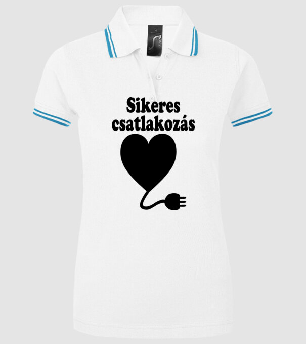  minta fehér pólón