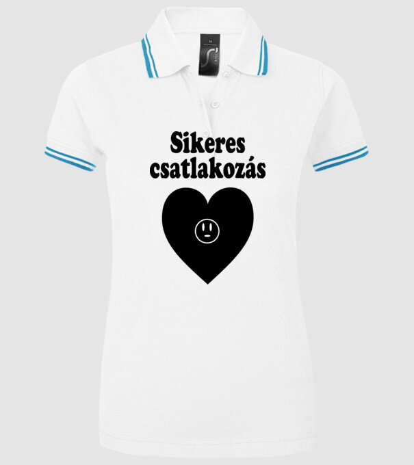  minta fehér pólón