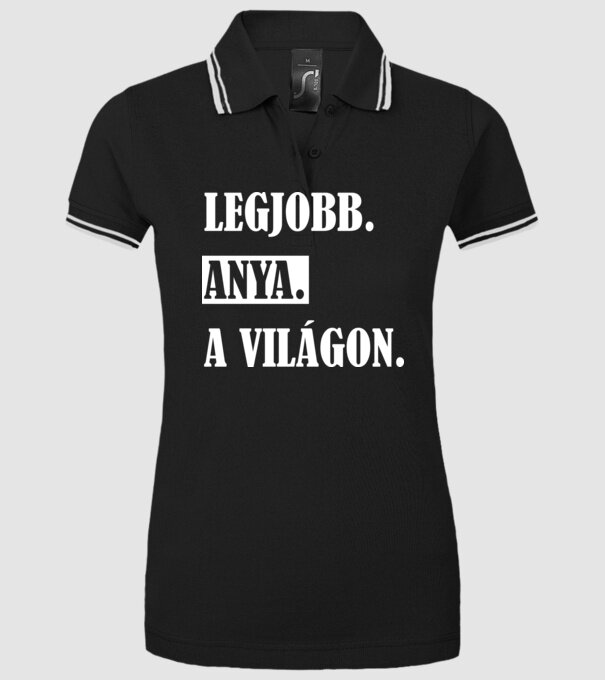  minta fekete pólón
