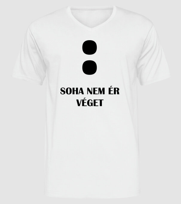  minta fehér pólón
