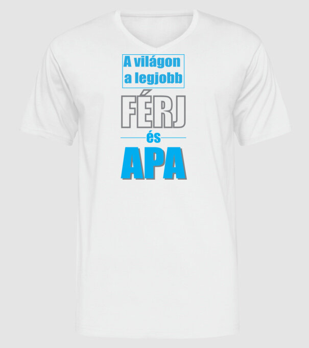  minta fehér pólón