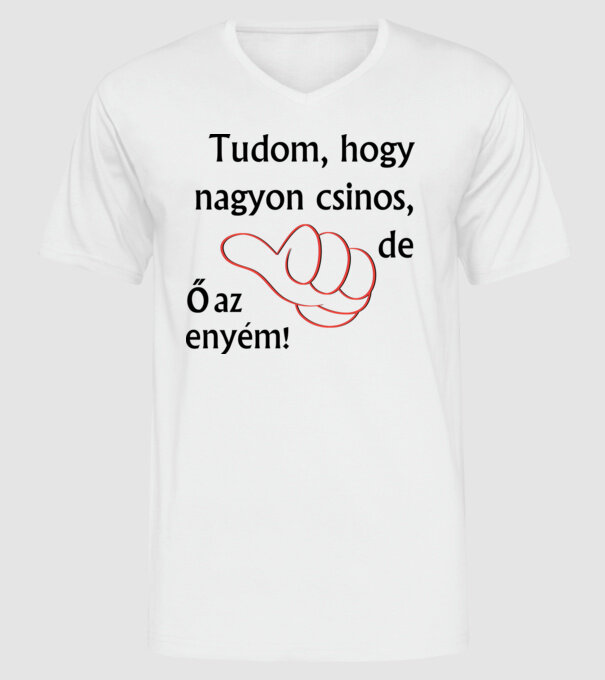  minta fehér pólón