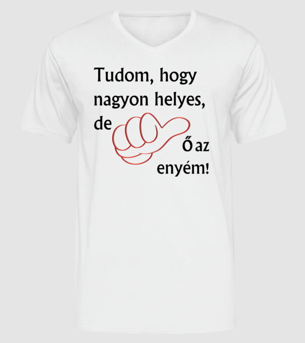  minta fehér pólón