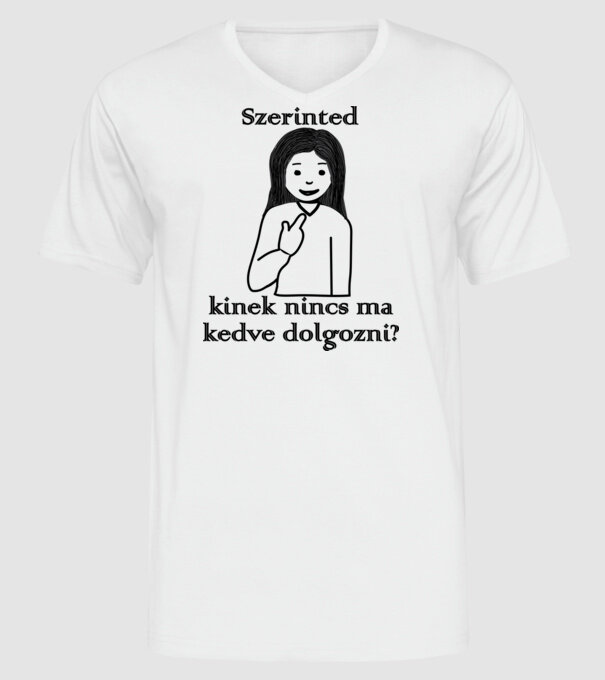  minta fehér pólón