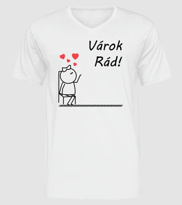 minta fehér pólón