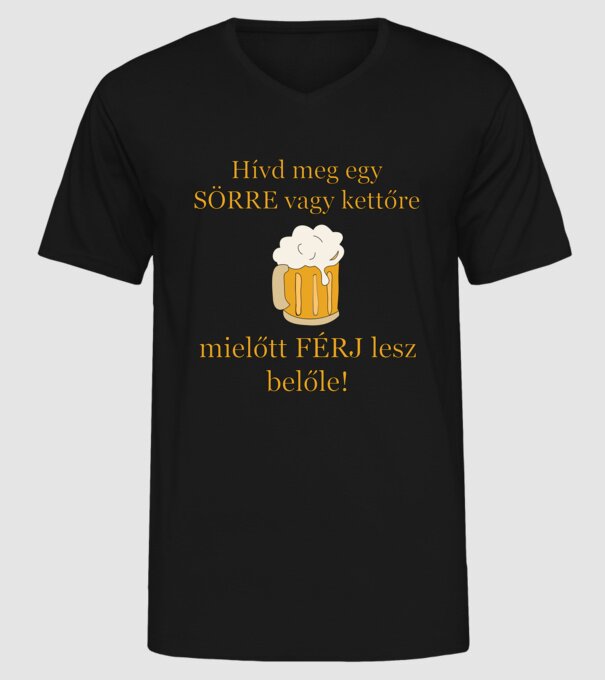  minta fekete pólón