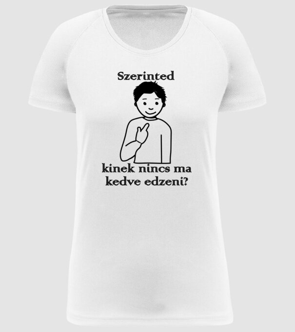  minta fehér pólón