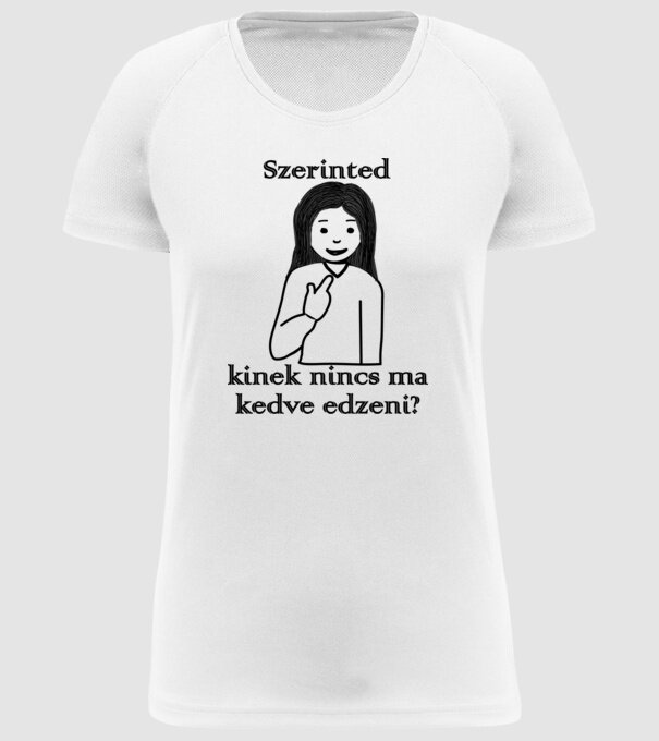  minta fehér pólón