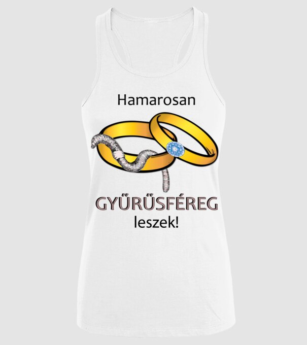  minta fehér pólón