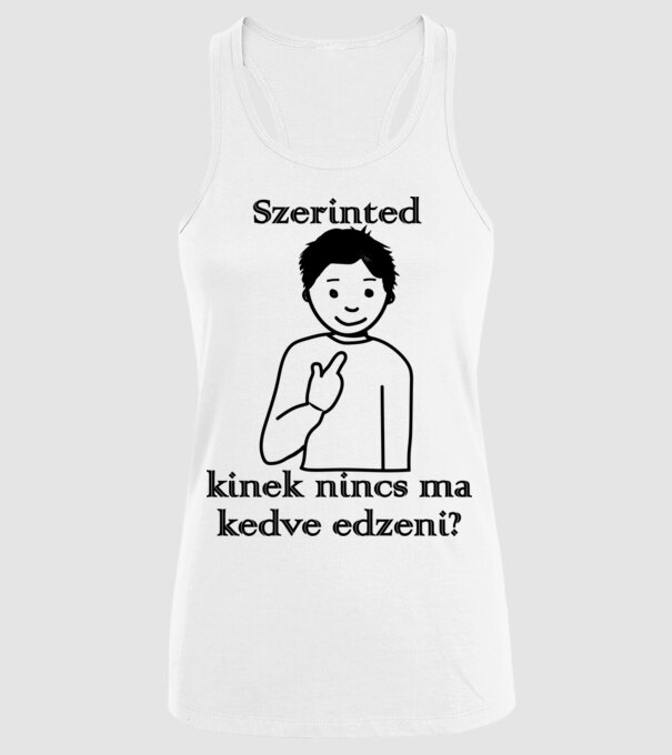  minta fehér pólón