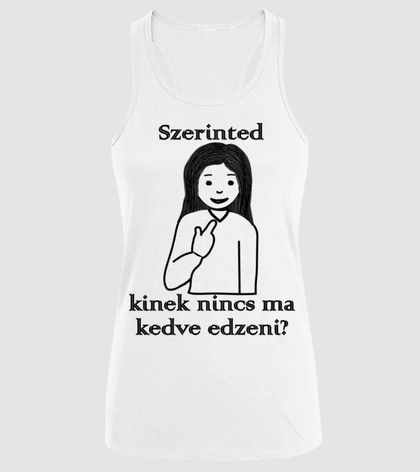  minta fehér pólón