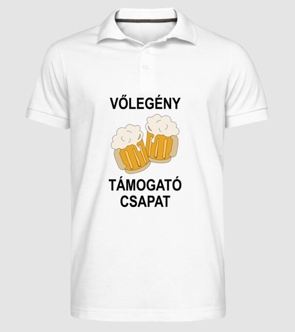  minta fehér pólón