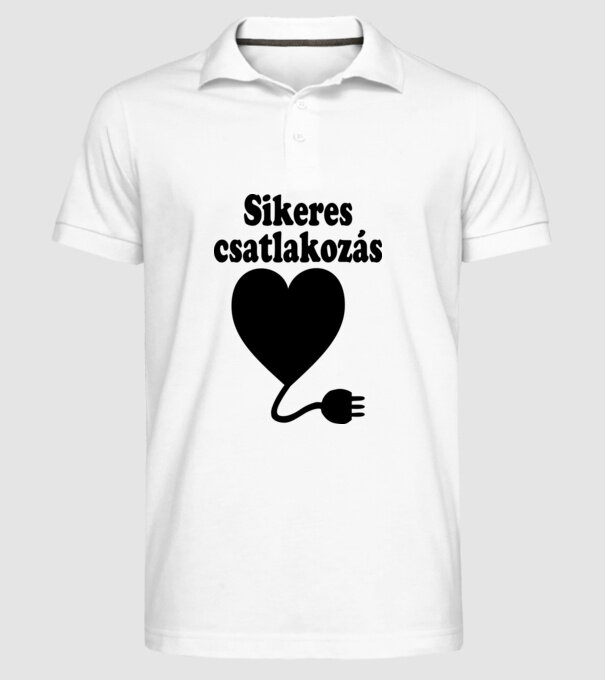  minta fehér pólón