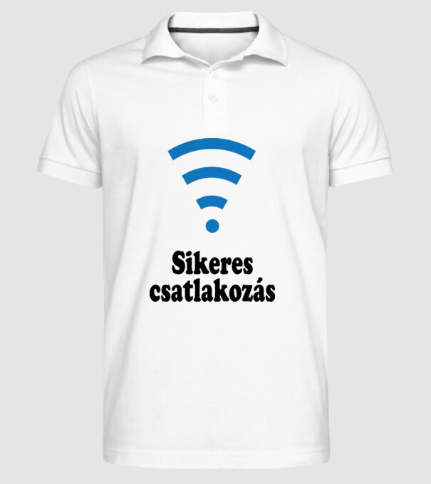  minta fehér pólón