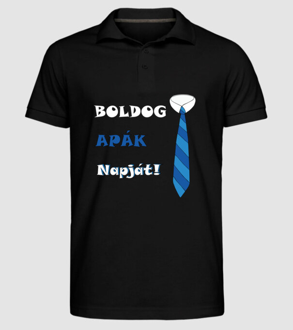  minta fekete pólón