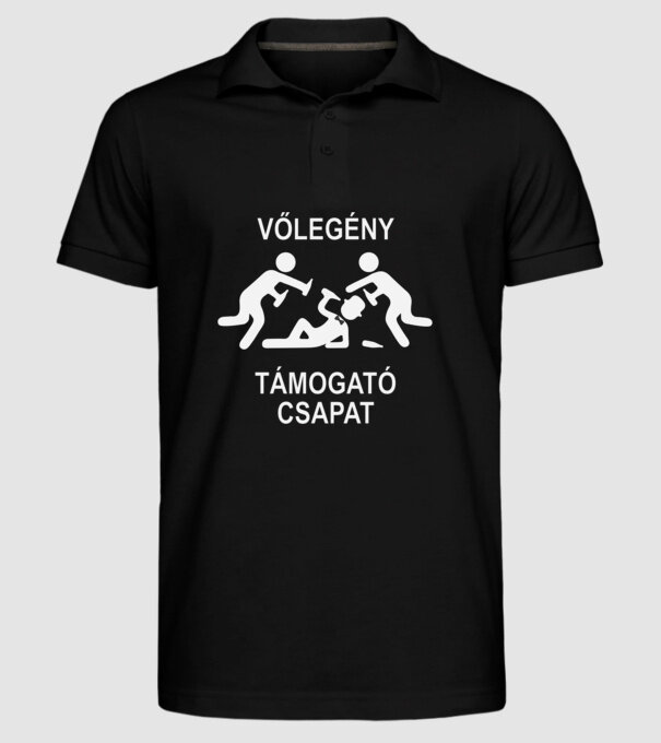  minta fekete pólón