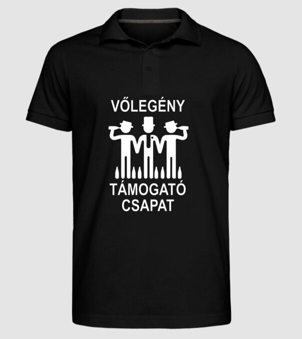  minta fekete pólón