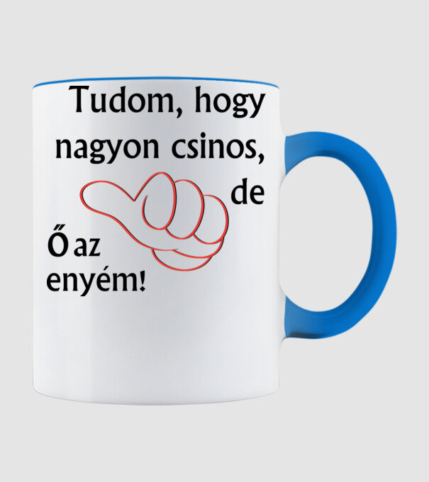  minta világoskék pólón