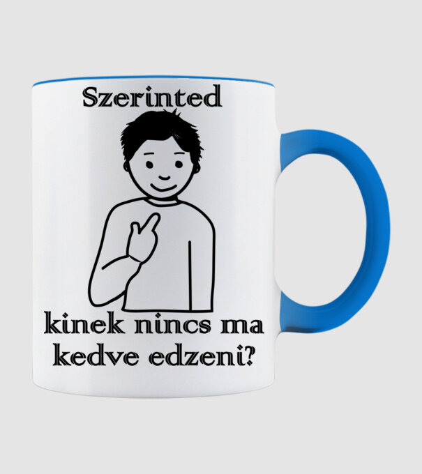  minta világoskék pólón
