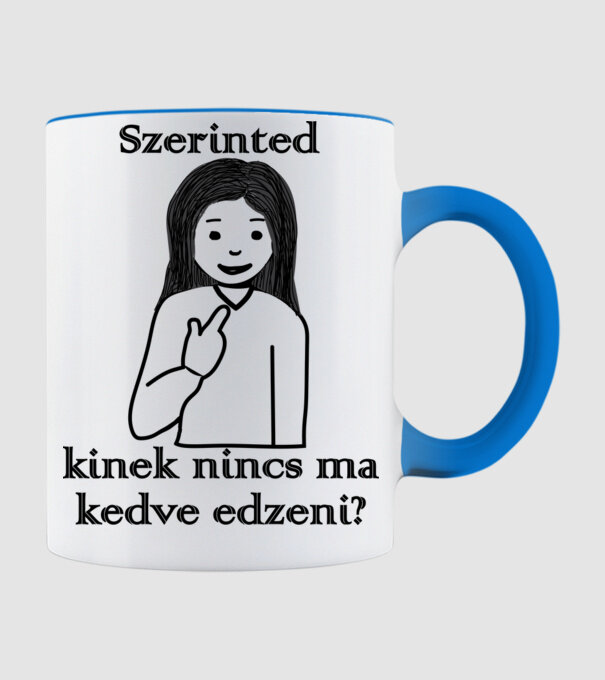  minta világoskék pólón