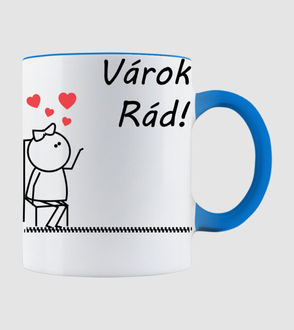  minta világoskék pólón