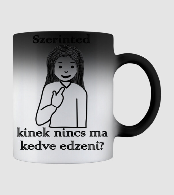  minta fekete pólón